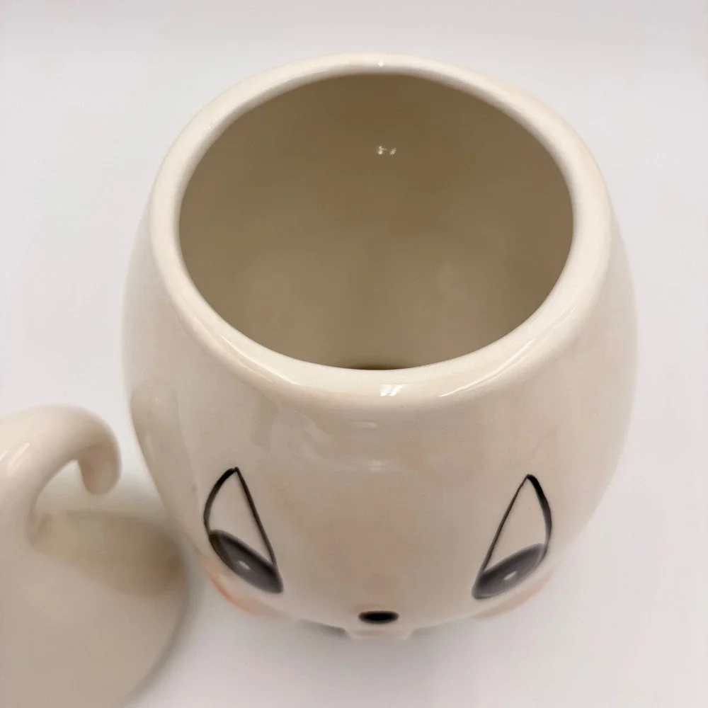 Johanna Parker Vintage Style Ceramic Gus Ghost Canister Halloween Decor   Retro